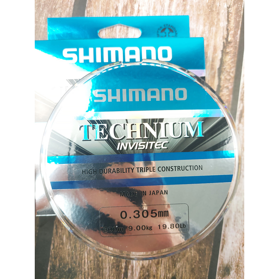 Леска SHIMANO TECHNIUM INVISITEC 300m 0.305mm 9.0kg, Диаметр: 0.305, Размотка: 300m, фото , изображение 6