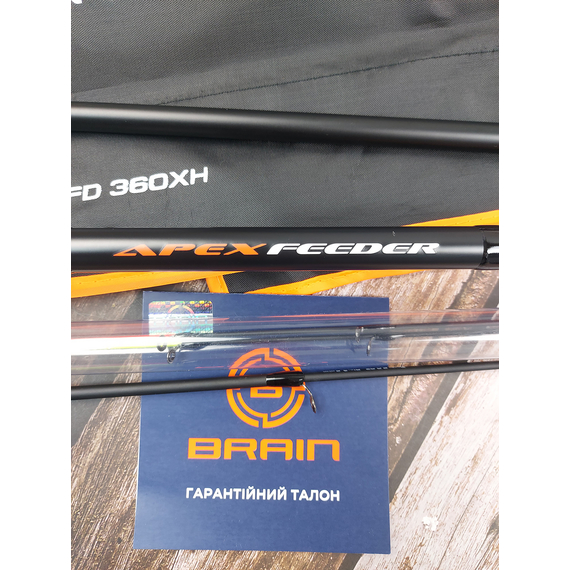 Фидер Brain Apex NEW 3.60 max 180g, Модель: 3.6m 180g, фото , изображение 6