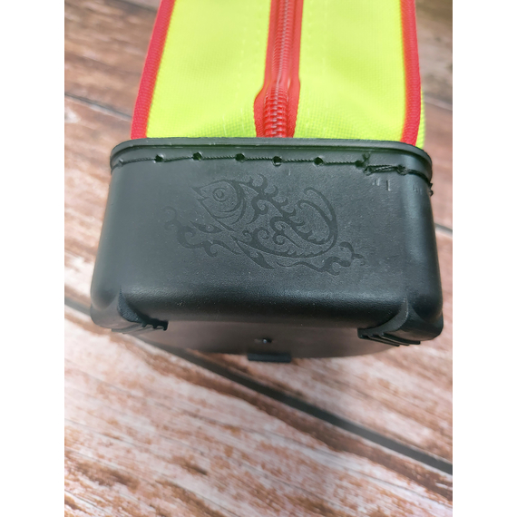 Жесткий чехол для удилищ Select Semi Hard Rod Case 115x10cm, цвет: салатовый, Розміри чохла: 115x10 см, Колір чохла: Світло-зелений, фото , изображение 10