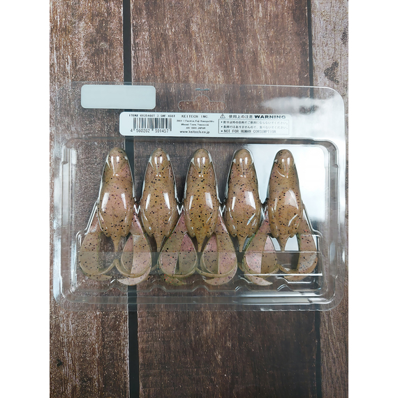 Силікон Keitech Noisy Flapper 3.5" (5 шт/уп), колір:466 watermelon red pearl, фото , изображение 4