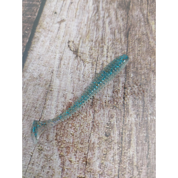 Силікон Keitech Swing Impact 2" (12 шт/уп),, колір: ea#22 electric silver shi, Довжина силікону: 2" (5.1 см), Колір силікону: EA#22 Electric Silver Shi, фото , изображение 5