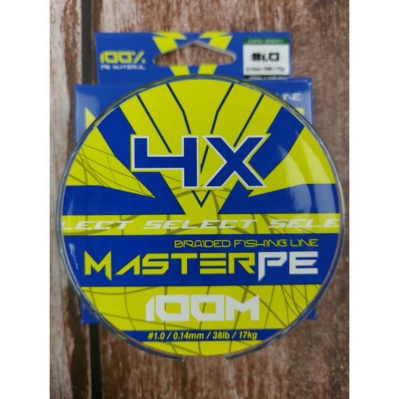 Шнур Select Master PE 100m (темн.-зел.) 0.14мм 17кг, Диаметр: 0.14mm, Размотка: 100m, Выберите цвет: темно-зеленый, фото , изображение 8