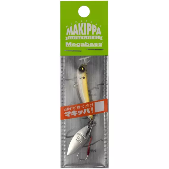 Тейл-спінер Megabass Makippa 3.0g Aji, Вес: 3г, Цвет блесны: Aji, фото , изображение 2
