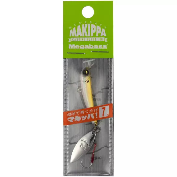 Тейл-спінер Megabass Makippa 7.0g Aji, Вага блешні: 7г, Колір блешні: Aji, фото , изображение 2