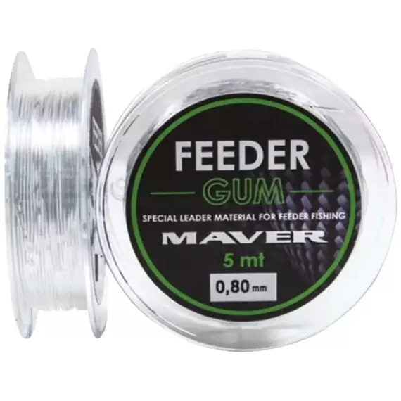 Амортизуюча гума Maver Feeder Gum 5m 0.80mm, фото 