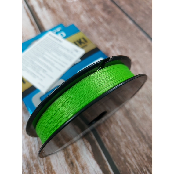 Шнур Shimano Kairiki 8 PE 150m 0.19mm 12.0kg салатовий (Japan), Діаметр: 0.19mm, Розмотування: 150m, Колір: салатовый, фото , изображение 10
