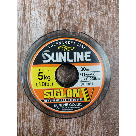 Леска Sunline Siglon V 30м #2.0/0,235мм 5кг, Диаметр: 0.235, Размотка: 30m, фото , изображение 2