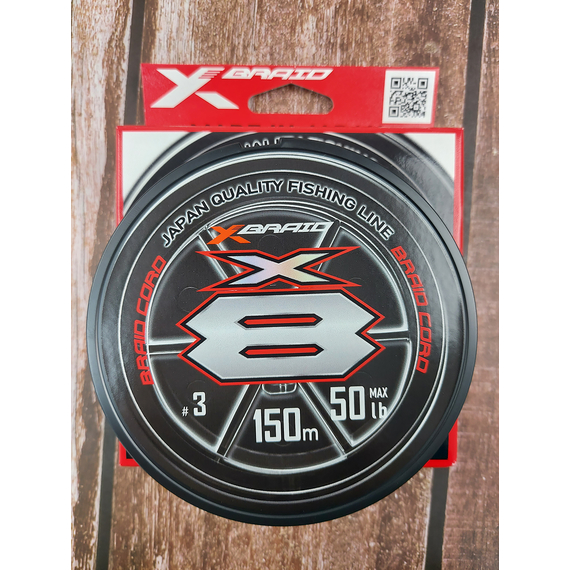 Шнур YGK X-Braid Braid Cord X8 150m #3.0/0.283mm 50lb/23.0kg, Діаметр: #3.0/0.283mm, фото , изображение 6