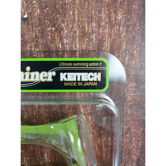 Силікон Keitech Easy Shiner 5" (5 шт/уп),, колір: ea#19 electric chart shad, Довжина силікону: 5" (12.7 см), Колір силікону: EA#19 Electric Chart Shad, фото , изображение 4