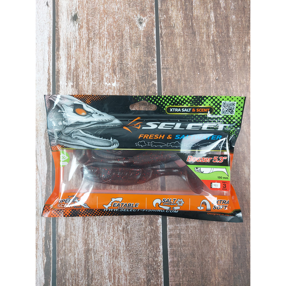 Силікон Select Boozer 5.3" col.103 (3 шт/упак), Довжина силікону: 5.3" (13 см), Колір силікону: 103, фото , изображение 4