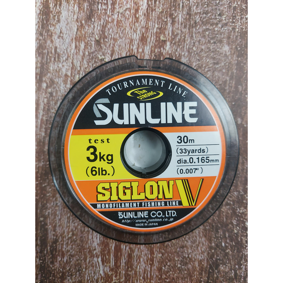 Жилка Sunline Siglon V 30м #1.0/0,165мм 3кг, Діаметр: 0.165, Розмотування: 30m, фото , изображение 2