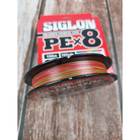 Шнур Sunline Siglon PE х8 150m (мульти.) #1.2/0.187mm 20lb/9.2kg, Диаметр: #1.2/0.187mm, Выберите цвет: мультиколор, фото , изображение 5