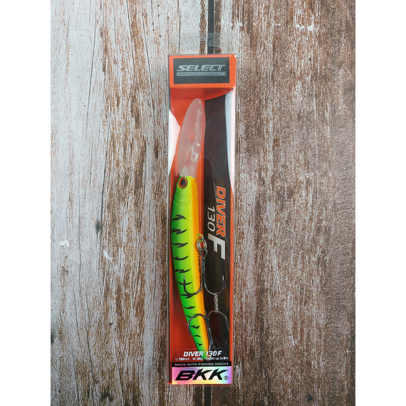 Воблер Select Diver 130F 130mm 24.0g #02 (max 8.0m), Розмір/Вага: 130mm/24g, Колір воблера: col.02, фото , изображение 2