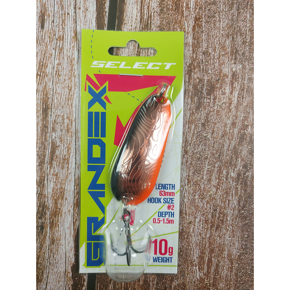 Блешня Select Grandex 10.0g 63mm #07, Вага блешні: 10г, Колір блешні: 07, фото , изображение 2
