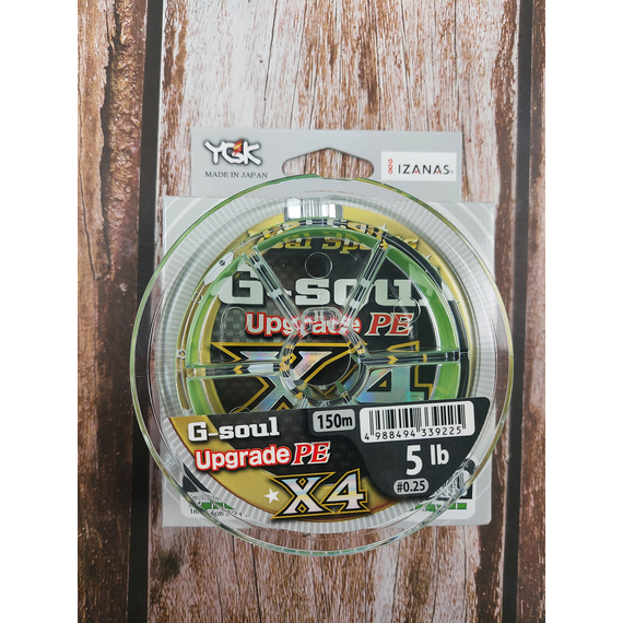 Шнур YGK G-Soul X4 Upgrade 150m #0.25/5lb к:салатовий, Діаметр: #0.25/0.08mm, Розмотування: 150m, Колір: салатовый , фото , изображение 5