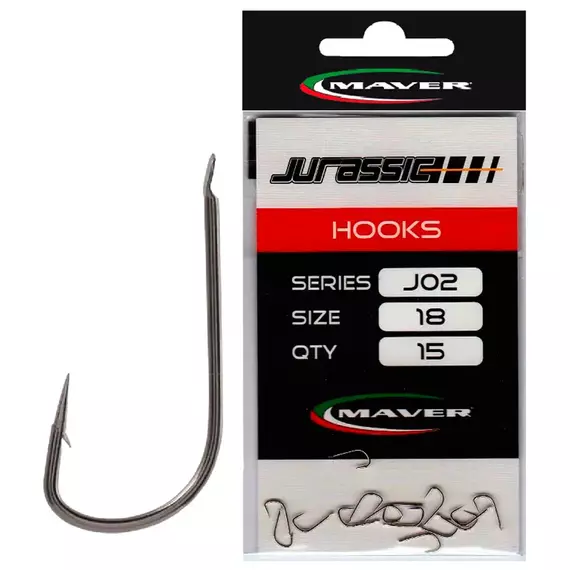 Гачок Maver Jurassic Serie J02 №18 (15шт/уп), фото 