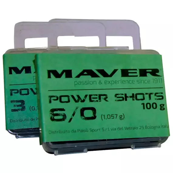 Набір грузил Maver Power Shots №5 / 0 (0.705g) 100g, фото 