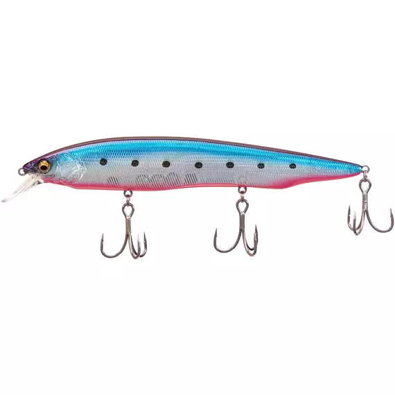 Воблер Megabass Kanata SW 160F 160mm 30.0g LZ Blue Pink Iwashi, фото 