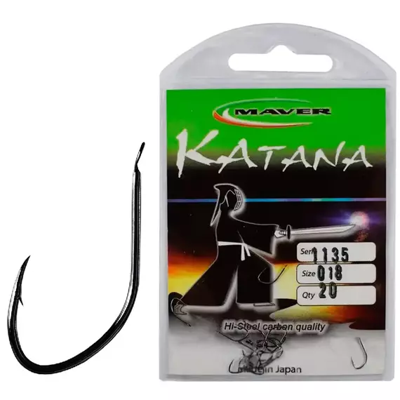 Гачок Maver Katana 1135A №18 (20шт/уп), фото 