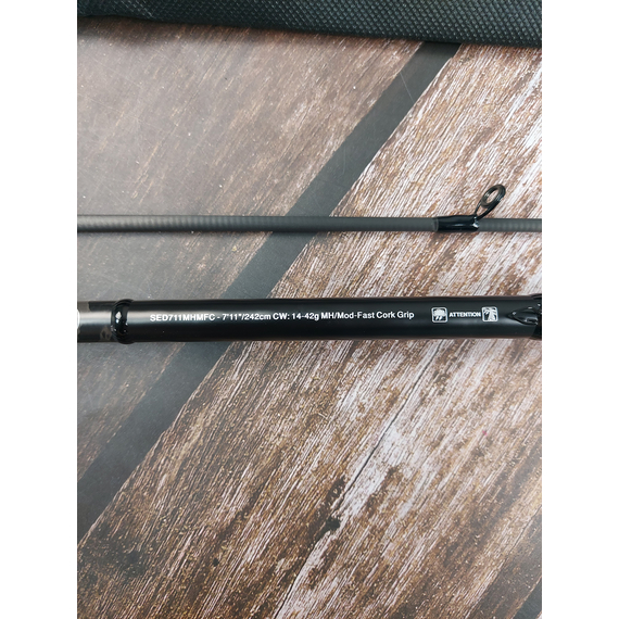 Спінінг Shimano Sedona 711MH (CORK) 2.42m 14-42g, Модель: 2.42m 14-42g, фото , изображение 9