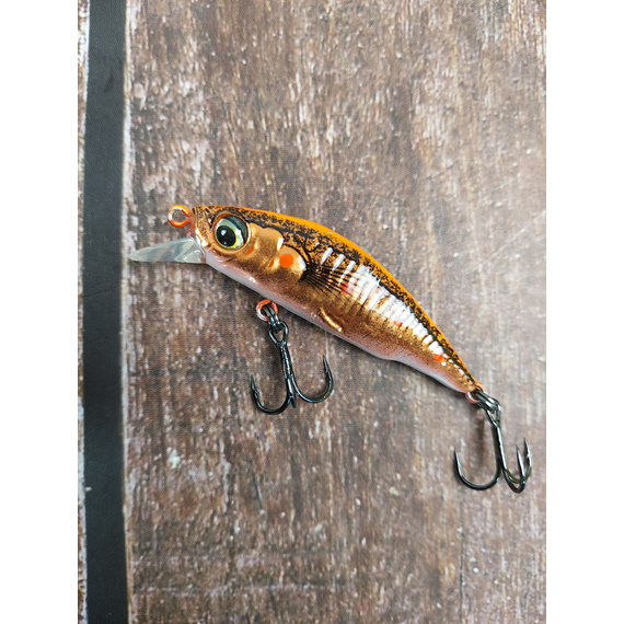 Воблер Savage Gear 3D Sticklebait Twitch S 45mm 4.0g Fluo Orange Copper, Розмір/Вага: 45мм/4г, Колір воблера: Fluo Orange Copper, фото , изображение 2