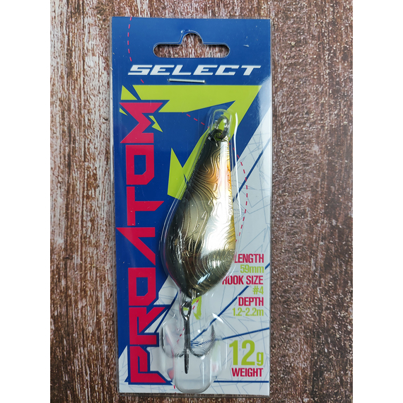 Блешня Select ProAtom 12.0g 59mm #06, Вага блешні: 12г, Колір блешні: 06, фото , изображение 3