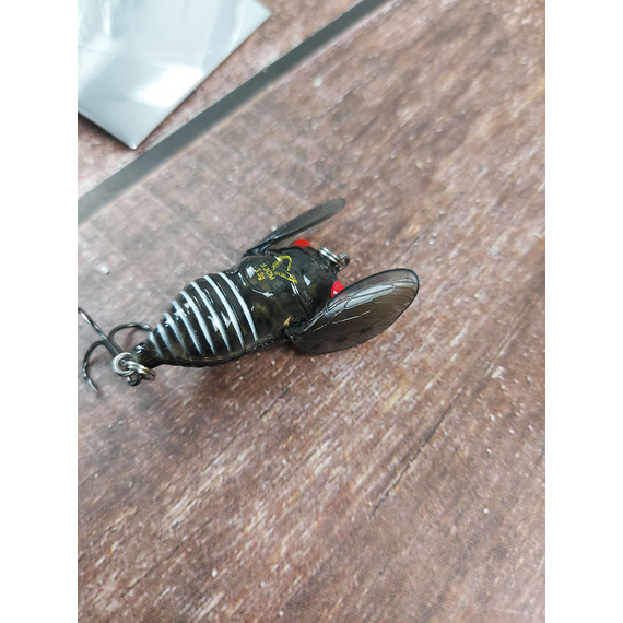 Воблер цикада Savage Gear 3D Cicada F 33mm 3.5g Black, Розмір/Вага: 33мм/3.5г, Колір воблера: Black, фото , изображение 10