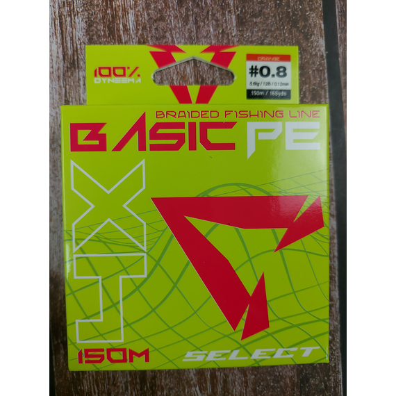 Шнур риболовний Select Basic PE 150m, 0.12mm, 12Lb/5.6kg, колір: помаранчевий, Діаметр: 0.12mm, Розмотування: 150m, Колір: помаранчевий, фото , изображение 2