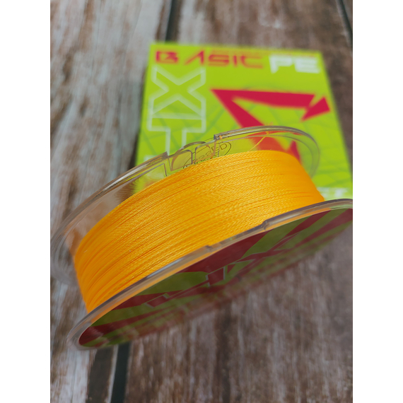 Шнур риболовний Select Basic PE 150m, 0.12mm, 12Lb/5.6kg, колір: помаранчевий, Діаметр: 0.12mm, Розмотування: 150m, Колір: помаранчевий, фото , изображение 4