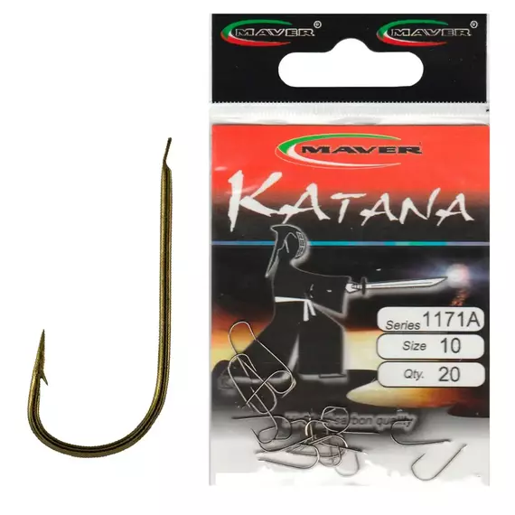 Гачок Maver Katana 1171A №18 (20шт/уп), фото 