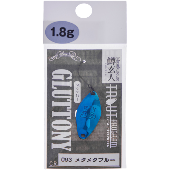 Блешня Nories Masukurouto Gluttony 28mm 1.8g #093, Вага блешні: 1.8г, Колір блешні: 093, фото , изображение 2