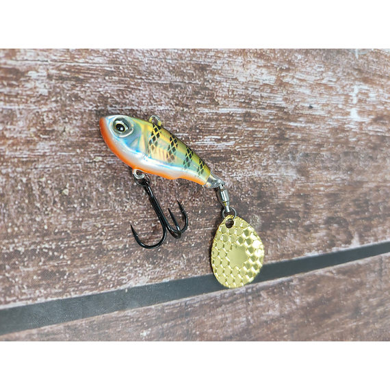 Тейл-спинер Savage Gear Fat Tail Spin 65mm 16.0g Perch, фото , изображение 5