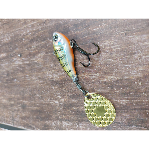 Тейл-спинер Savage Gear Fat Tail Spin 65mm 16.0g Perch, фото , изображение 6