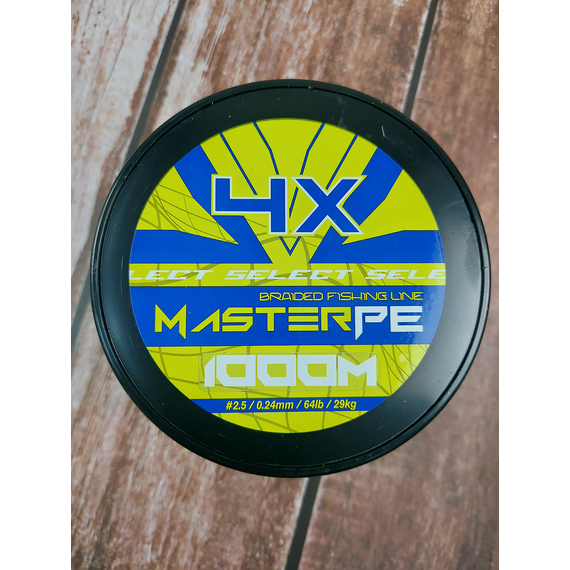 Шнур Select Master PE 1000m (темн.-зел.) 0.24мм 29кг, Діаметр: 0.24mm, Розмотування: 1000m, Колір: темно-зеленый, фото , изображение 2