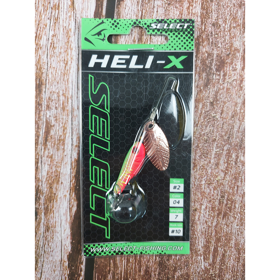 Блешня Select Heli-X №2 7.0g #04, Вага блешні: 7г, Колір блешні: 04, фото , изображение 2