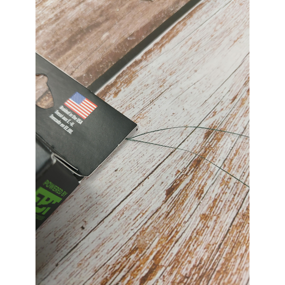 Шнур PowerPro Moss Green 135m d=0,13mm 8kg/17.5Lb, Діаметр: 0.13mm, Розмотування: 135m, Колір: темно-зеленый, фото , изображение 4