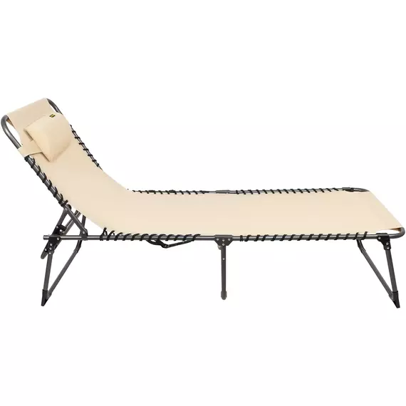 Ліжко раскл. KingCamp Bavaria, колір:khaki, Выберите цвет: Khaki, фото 