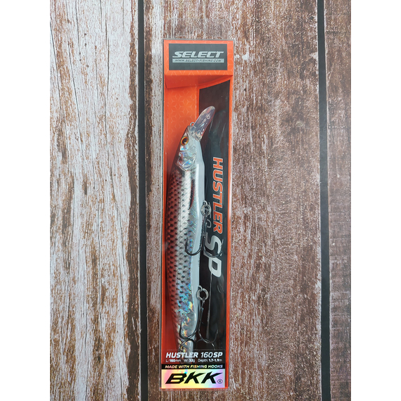 Воблер Select Hustler 160SP 160mm 32.0g S46 (1.7-1.9m), Розмір/Вага: 160mm/32g, Колір воблера: S46, фото , изображение 2