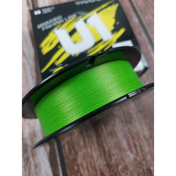 Шнур Favorite U1 PE 4x 150m (light green) #0.5/0.121mm 7lb/3.0kg, Діаметр: #0.5/0.121mm, Розмотування: 150, Колір: салатовий, фото , изображение 11