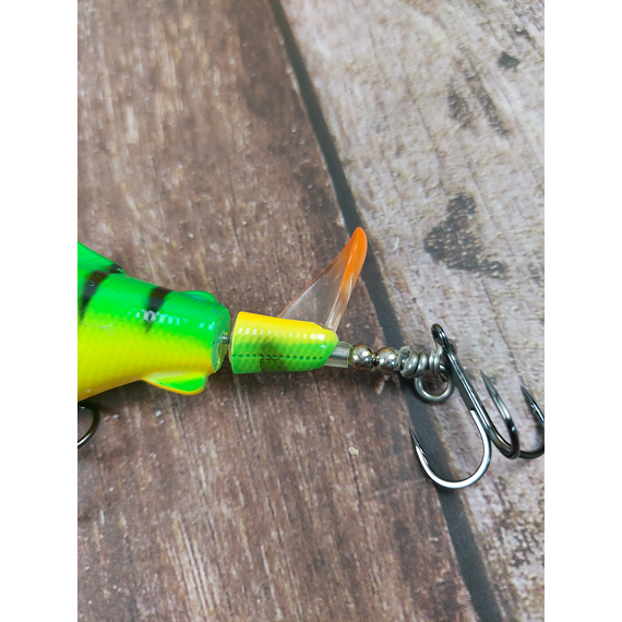 Воблер Savage Gear 3D Fat Smashtail F 80mm 12.0g Firetiger, Размер/Вес: 80мм/12г, Цвет воблера: Firetiger, фото , изображение 8