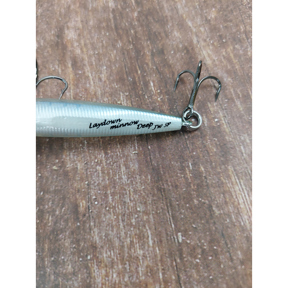 Воблер Nories Laydown Minnow Deep Just Wakasagi SP 66mm 6.1g BR-322, Цвет воблера: BR-322, фото , изображение 5