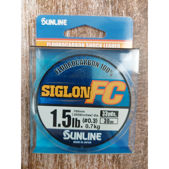 Флюорокарбон Sunline Siglon FC 30m 0.10mm 0.7kg повідцевий [CLONE], Діаметр: 0.10, фото , изображение 2