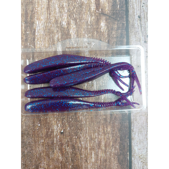 Силікон Select Victim V-Tail 4" #800 (5 шт / уп), Длина силикона: 4.0" (10.16 см), Расцветка силикона: 800, фото , изображение 5