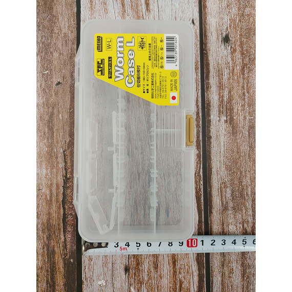 Коробка Meiho Worm Case L（W-L) 186х103х34mm к:clear, фото , изображение 4