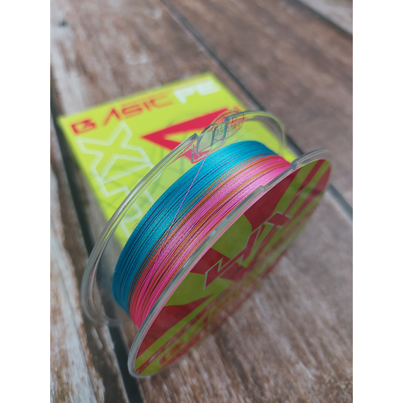 Шнур Select Basic PE 100m (разноцв.) 0.06mm 6lb/3kg, Диаметр: 0.06mm, Размотка: 100m, Выберите цвет: мультиколор, фото , изображение 4