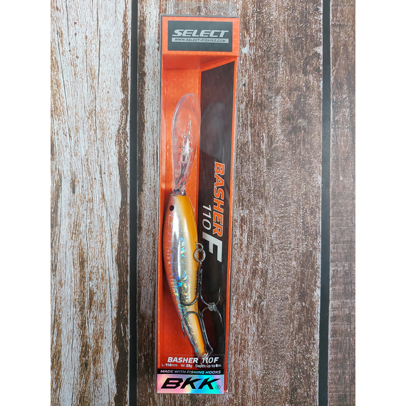 Воблер Select Basher 110F 110mm 23.0g #34 (max 6.0m), Розмір/Вага: 110mm/23g, Колір воблера: col.34, фото , изображение 2