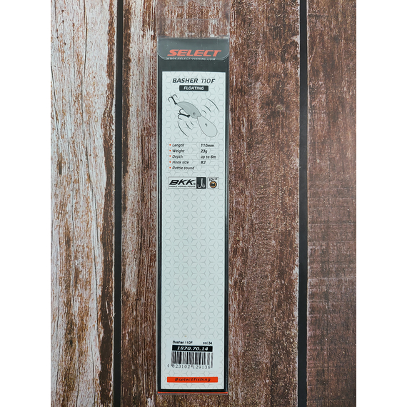 Воблер Select Basher 110F 110mm 23.0g #34 (max 6.0m), Розмір/Вага: 110mm/23g, Колір воблера: col.34, фото , изображение 3