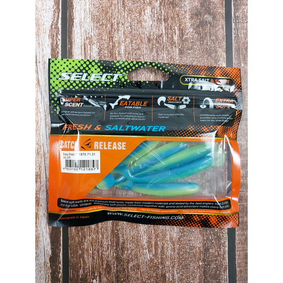 Силікон Select Easy Shad 3" #245 (5 шт / уп), Довжина силікону: 3" (7.62 см), Колір силікону: 245, фото , изображение 4