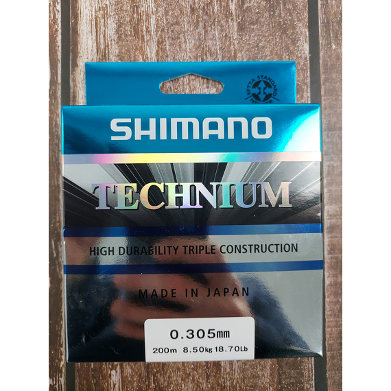 Леска SHIMANO TECHNIUM 200m 0.305mm 8.5kg (TEC20030), Диаметр: 0.305mm, Размотка: 200m, фото , изображение 3