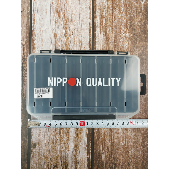 Коробка DUO Reversible Lure Case 100 Pearl Black/Clear (193x100x30 мм), фото , изображение 4